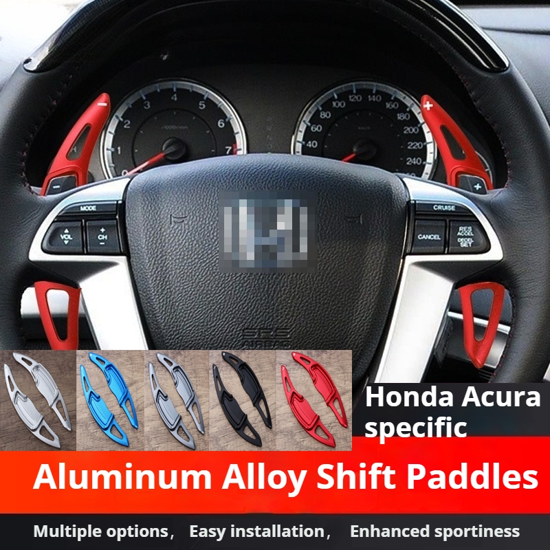 เหมาะสําหรับ Honda Acura ILX TLX-L Siborai Odyssey อลูมิเนียม SHIFT Paddles Honda Accord 8th generat