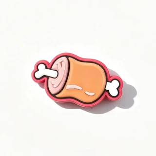Cros One Piece Series รองเท้ารูการ์ตูนรองเท้าดอกไม้อุปกรณ์ตกแต่งด้านบน diy Matching