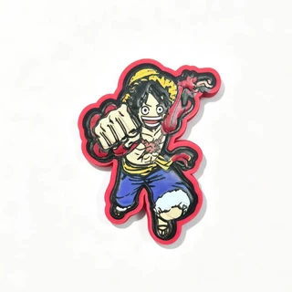 Cros One Piece Series รองเท้ารูการ์ตูนรองเท้าดอกไม้อุปกรณ์ตกแต่งด้านบน diy Matching