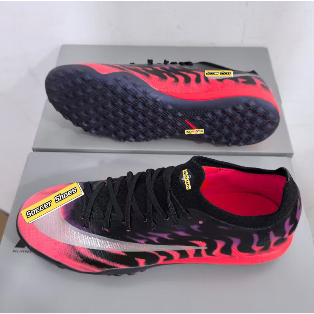 ใหม่ ไม่/ฉ รองเท้าฟุตบอล36-45ผู้ชายหลายสีเต็มถักสบายและทนทานรองเท้าหญ้า