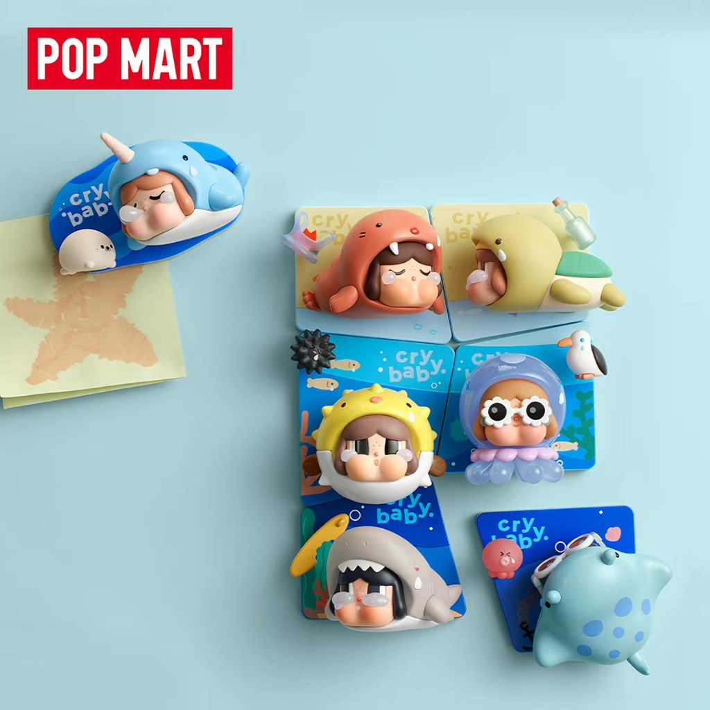 CRYBABY "cry me anocban" series สติ๊กเกอร์ติดตู้เย็น กล่องของขวัญรุ่นลิมิเต็ด ชุดอุปกรณ์เสริมภายในบ้าน
