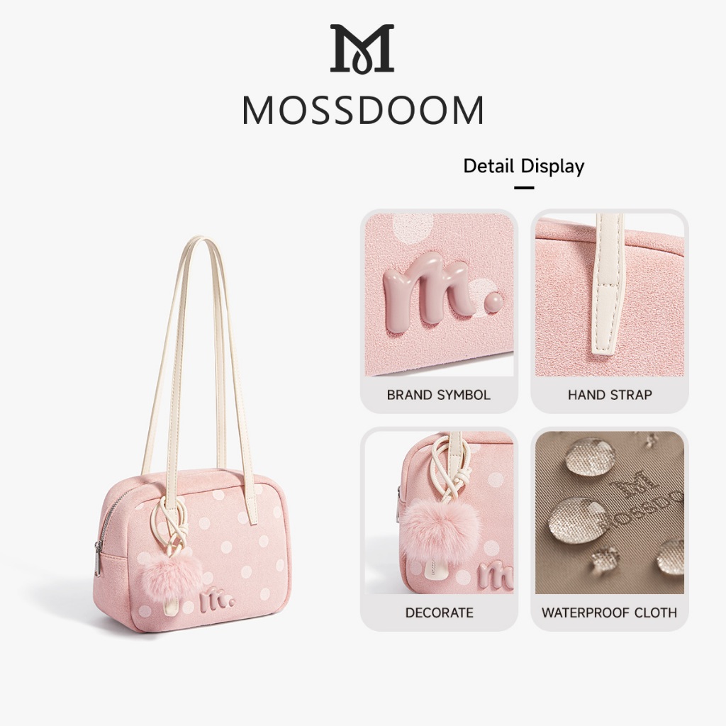 MOSSDOOM حقيبة كتف منقطة Keira — صورة 8