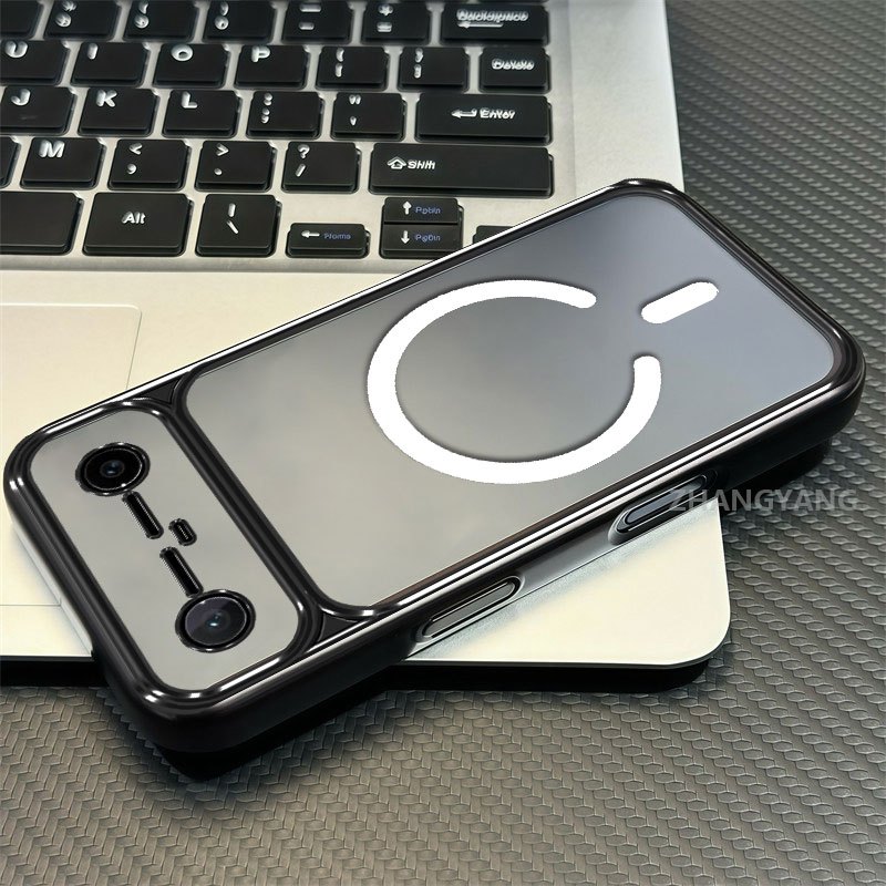 เคสสําหรับ Tecno Spark SLIM เคสโทรศัพท์หน้าต่างขนาดใหญ่ซิลิโคนใสขั้นสูงพร้อมการออกแบบวงแหวนแม่เหล็กใหม่ความงาม