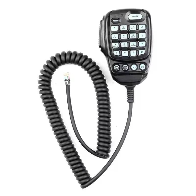 SSM-85D PTT MIC ลําโพงไมโครโฟน FTM-300DR รถ Walkie Talkie 6Pin สําหรับ YAESU FTM-400XDR FT-6000R 890