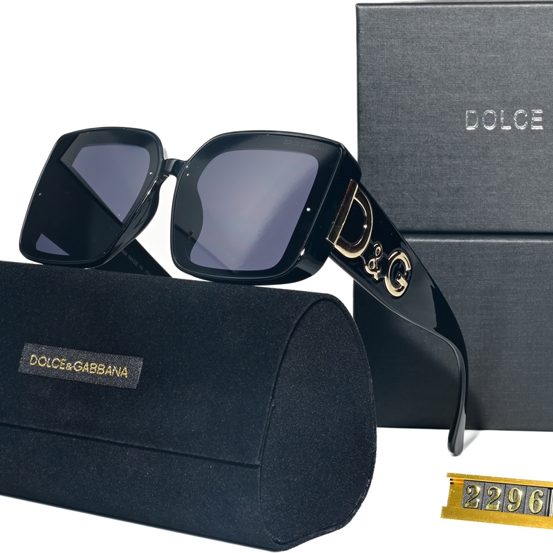 2024 ใหม่หรูหรา High-end Square แว่นตากันแดดผู้หญิงยี่ห้อ Designer Vintage สีดําแว่นตากันแดดสําหรับหญิง Shades 3258 คลาสสิกแว่นตา dg 2996