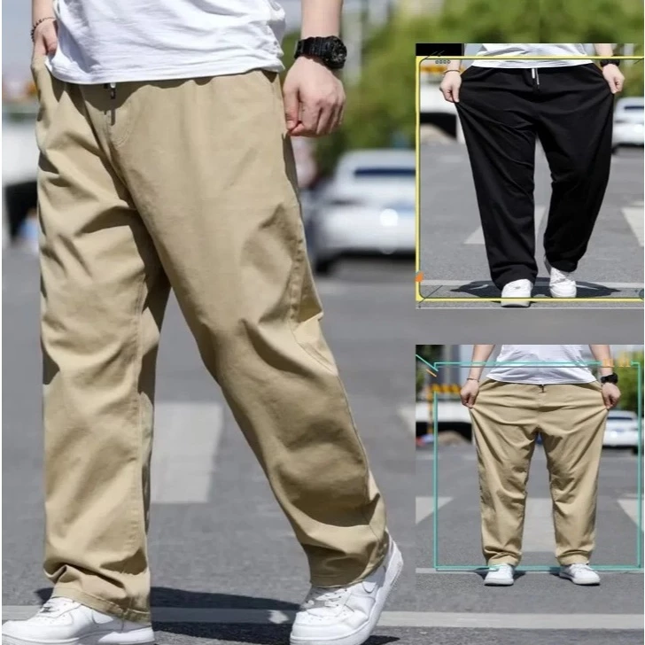 ขนาดใหญ่ Slim-fit Slimmer ดูกางเกง 36-48 ขนาด All-Match Shaping ขาบาง