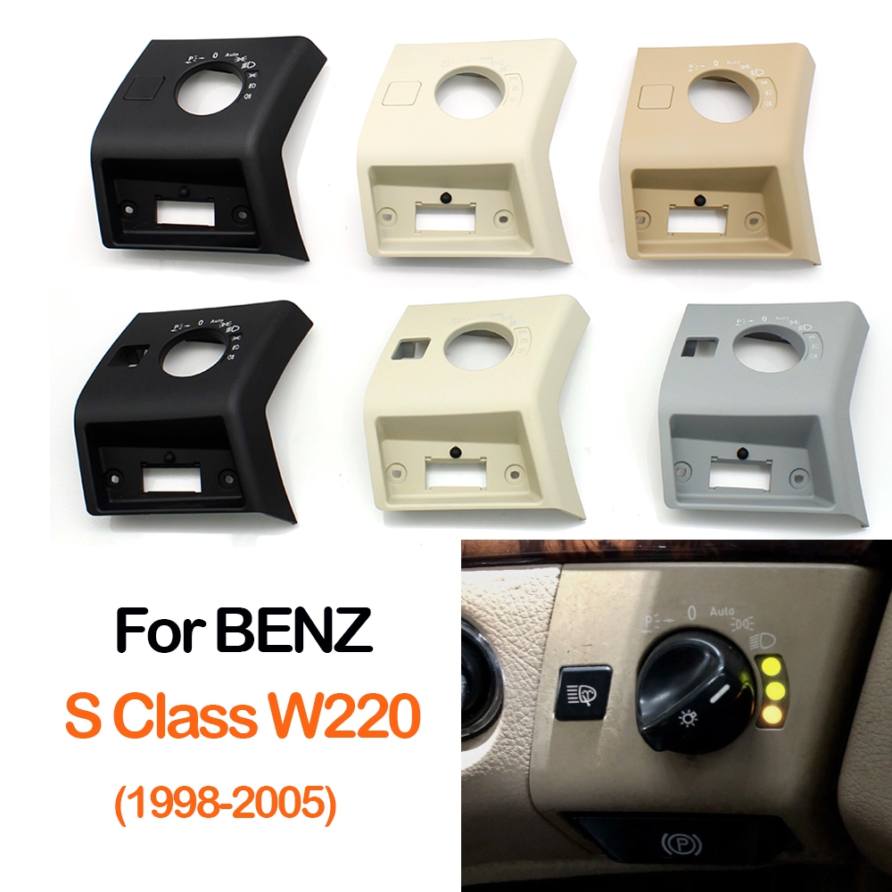 รถด้านหน้า Dash ไฟหน้าสวิทช์ควบคุมสําหรับ Mercedes Benz S Class W220 S430 S350 S280 S500 S55 S600 S65 1998-2005