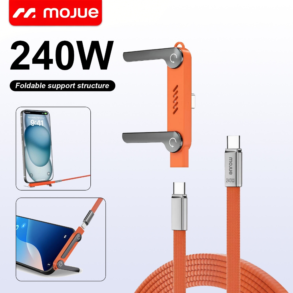 MOJUE C702 Type-c โทรศัพท์ชาร์จวงเล็บอะแดปเตอร์ 240W Fast CHARGING OTG Type-C ชายเป็น USB-C หญิง Converter 2-in-1