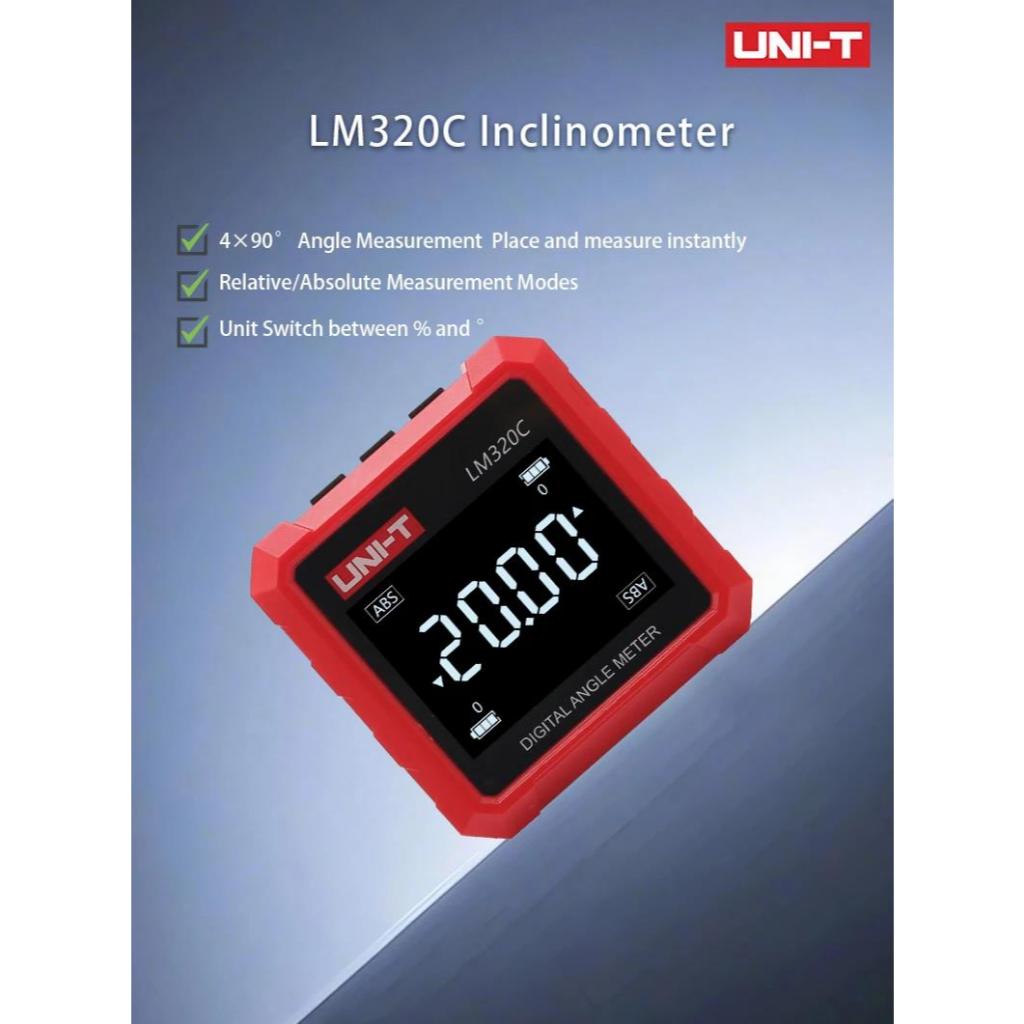 UNI-T LM320C/D/E/F Digital Inclinometer ตกแต่ง/ติดตั้ง/ปรับระดับเครื่องกล/คาร์เพนเตอร์/งานไฟฟ้า และด้านอื่นๆ/การวัดแนวนอน