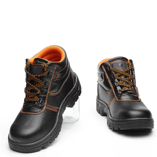 High-Top Steel Toe Safety Shoes Breathable Anti-Smashing Size 36-45 Unisex