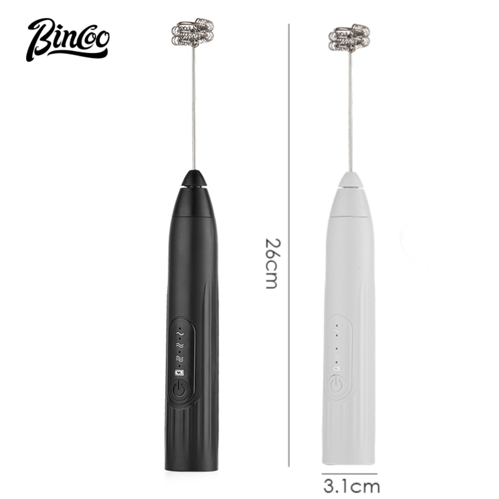 Bincoo Coffee Milk Frother Milk Mixer Small Handheld Milk Frother เครื่องปั๊มนมไฟฟ้า เครื่องตีฟองนม