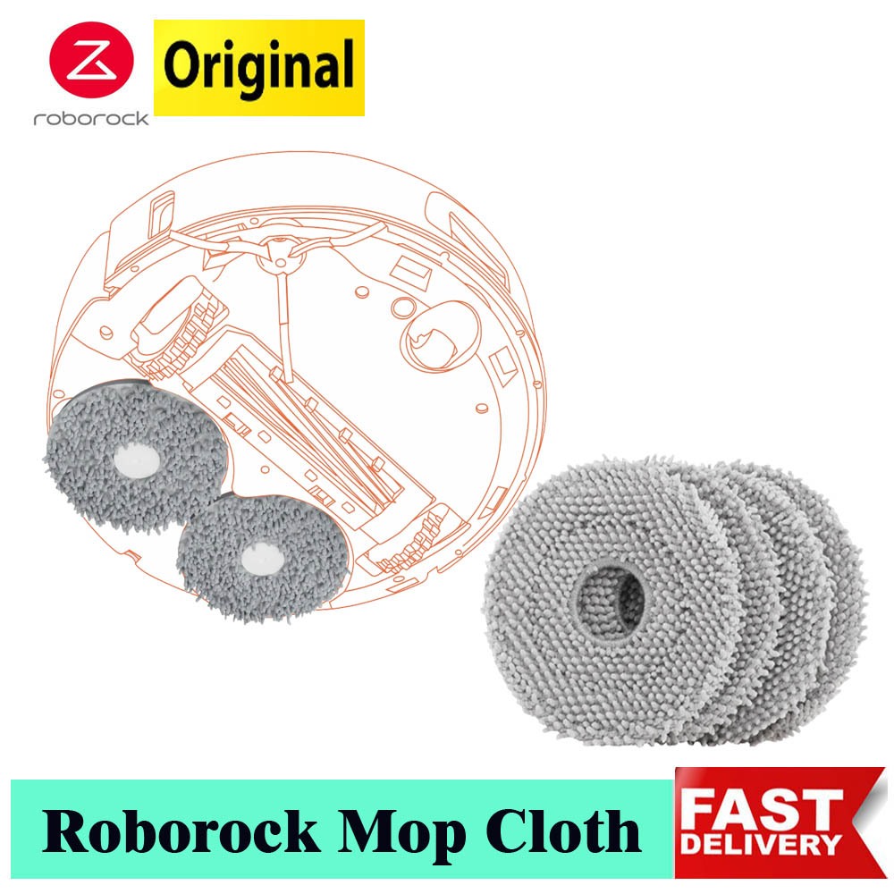 Original Roborock Q Revo Series หมุน Mop ผ้าสําหรับ Q Revo / Q Revo MaxV / Q Revo Pro / Q Revo Maste