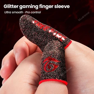 Bluewow Free Fire Gamers ถุงมือกันเหงื่อ ปลอกนิ้วมือถือ หน้าจอสัมผัส ควบคุมเกม โทรศัพท์ เล่นเกม PUBG