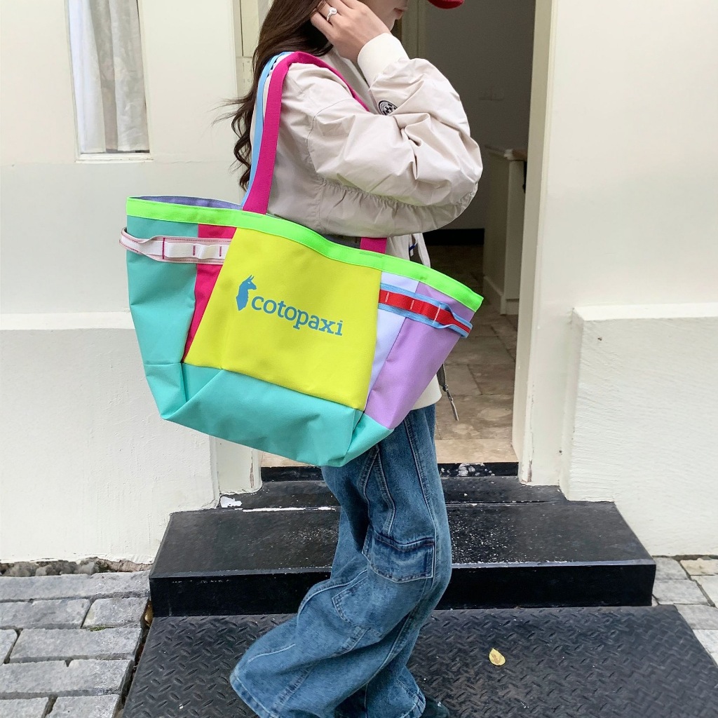 Coto America Alpaca Dopamine Tote Bag 30L Color Portable Large Capacity Outdoor Travel Bag