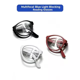 สไตล์ใหม่พับได้ Ultra-Light แบบพกพา High-Definition Blue Light Blocking แว่นอ่านหนังสือ, แว่นตา Presbyopic สบายสําหรับผู้สูงอายุ