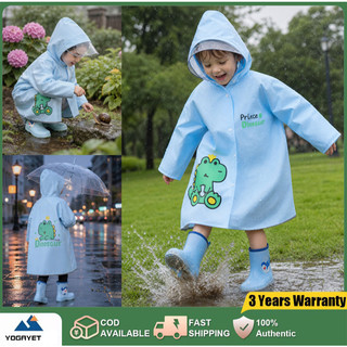 【จัดส่งจากกรุงเทพ】ชุดกันฝนเด็ก สไตล์การ์ตูนน่ารัก EVAหนาพิเศษ ลดราคา kids raincoat