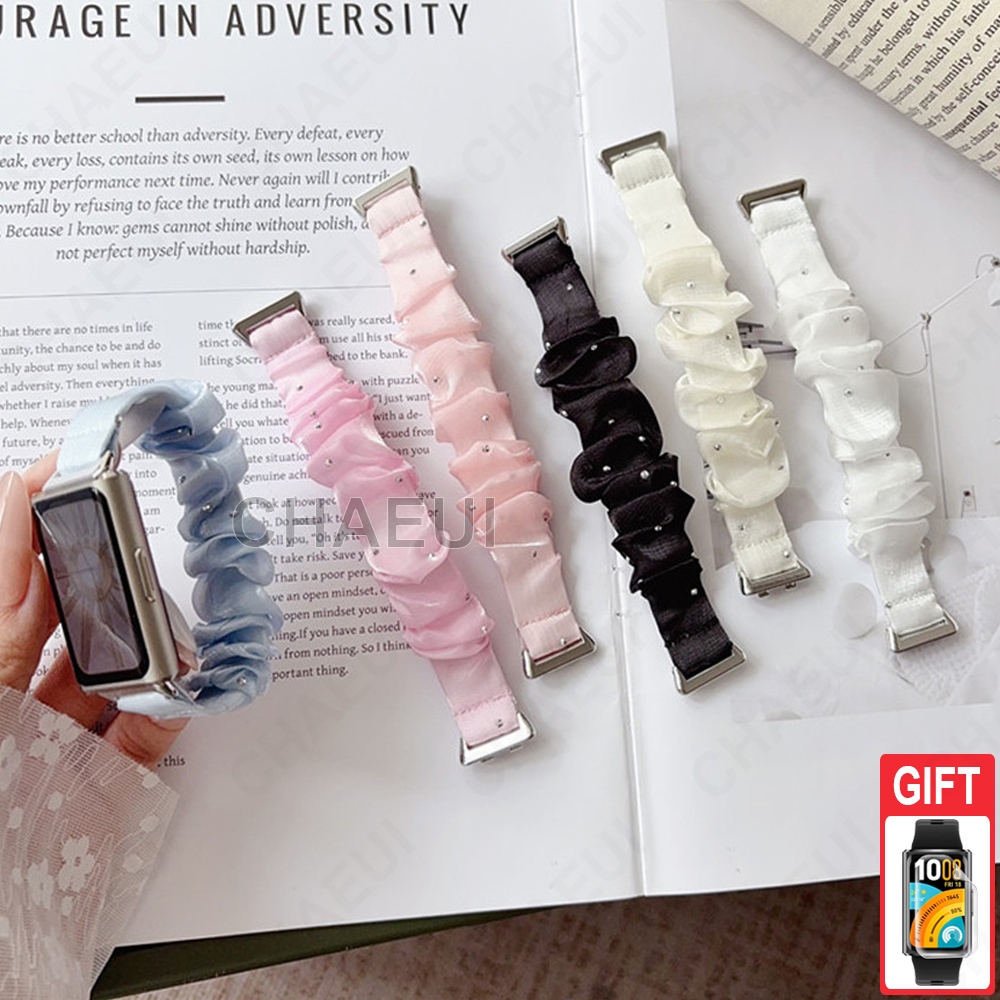 สายรัดสร้อยข้อมือยืดหยุ่นห่วงสายรัดข้อมืออุปกรณ์เสริมสําหรับ Huawei Band 11 / Huawei Band 11 Pro