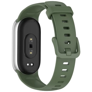 สร้อยข้อมือซิลิโคนอุปกรณ์เสริมสายรัดห่วงที่ทนทานสําหรับ Xiaomi Smart Band 10 9 8 / Band 10 Ceramic Edition