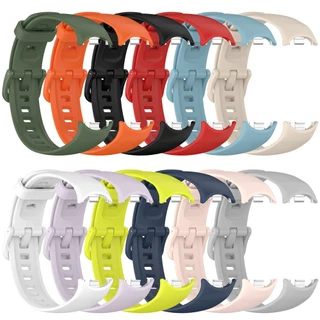 สร้อยข้อมือซิลิโคนอุปกรณ์เสริมสายรัดห่วงที่ทนทานสําหรับ Xiaomi Smart Band 10 9 8 / Band 10 Ceramic Edition