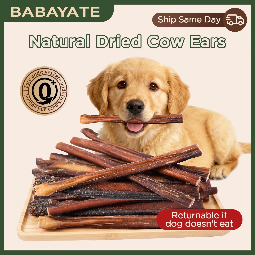 BABAYATE องคชาตวัวแท้ – ขนมเคี้ยวธรรมชาติคงทน ออกฤทธิ์นาน ช่วยทำความสะอาดฟัน ไม่มีกลิ่น ไม่มีสารเติมแต่ง ไม้เคี้ยวสำหรับสุนัขทุกสายพันธุ์