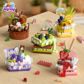 JoyToy ตัวต่อเค้ก บล็อกของขวัญ ประกอบง่าย น่ารัก เหมือนจริง ของขวัญวันเกิด ส่งฟรี