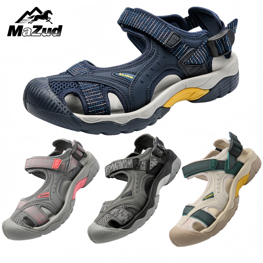 MaZud เป่าโถว รองเท้าแตะน้ำหนักเบา กันลื่นพื้นตีนตุ๊กแก เหมาะสำหรับเดินป่าและปีนเขา ใช้ได้ทั้งชายหาดและกิจกรรมกลางแจ้ง สำหรับผู้ชายและผู้หญิง
