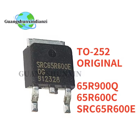 5PCS ใหม่ Original 65R900Q 65R600C SRC65R600E 65R600E TO-252 MOS field-effect ทรานซิสเตอร์คุณภาพดีที