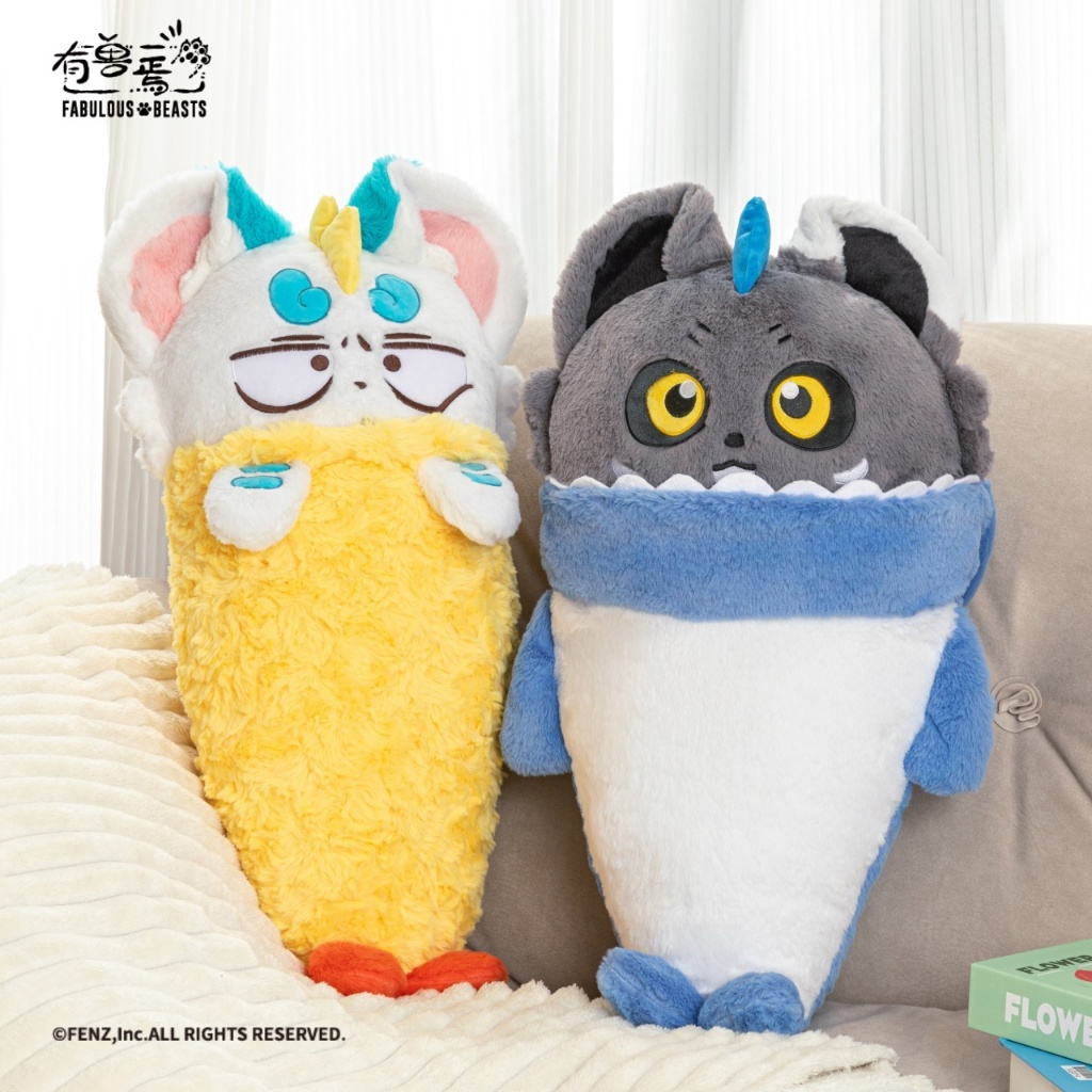 Fenz Official FABULOUS BEASTS หมอน Shark&Tempura