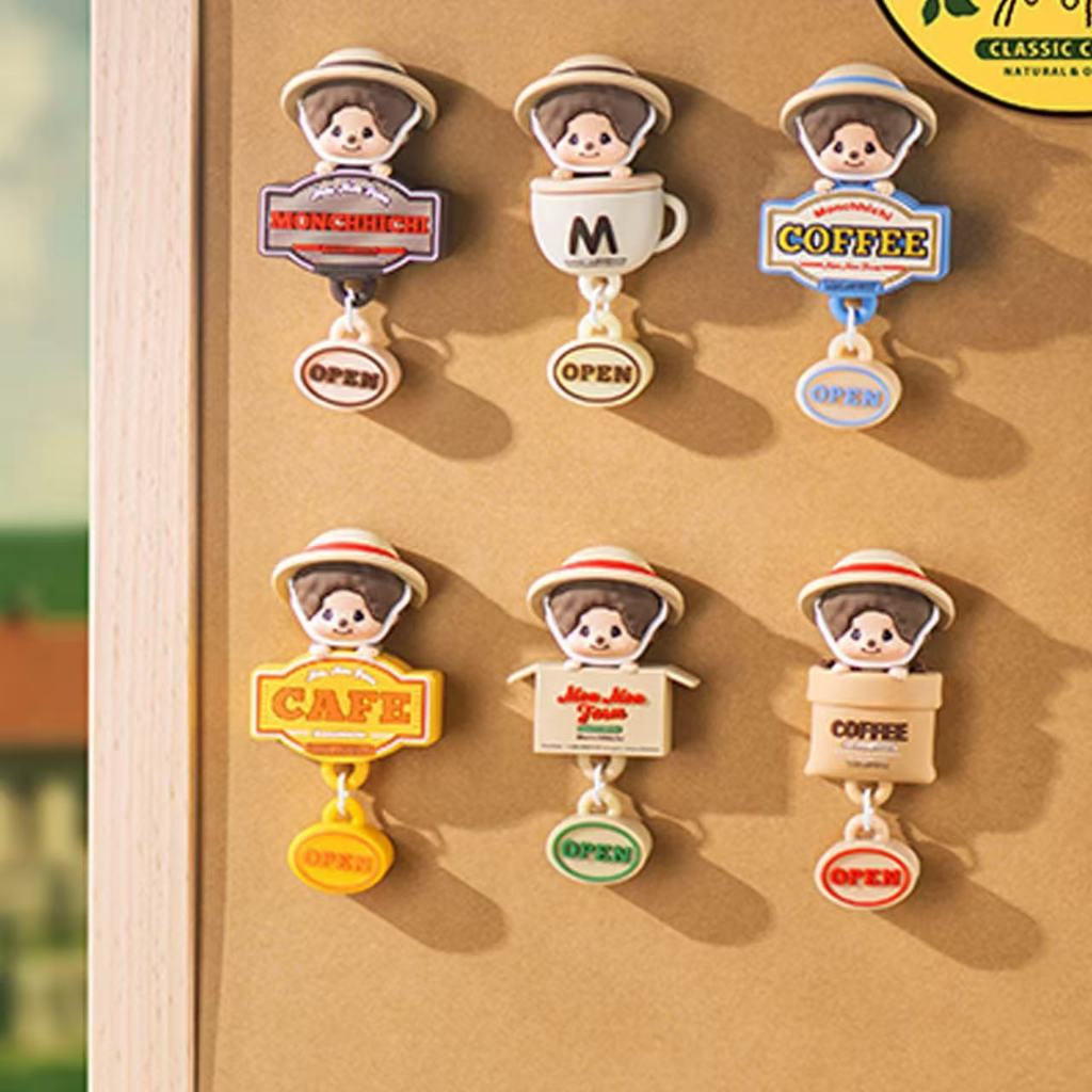 กล่องเซอร์ไพรส์แม่เหล็กติดตู้เย็น Miniso Monchhichi
