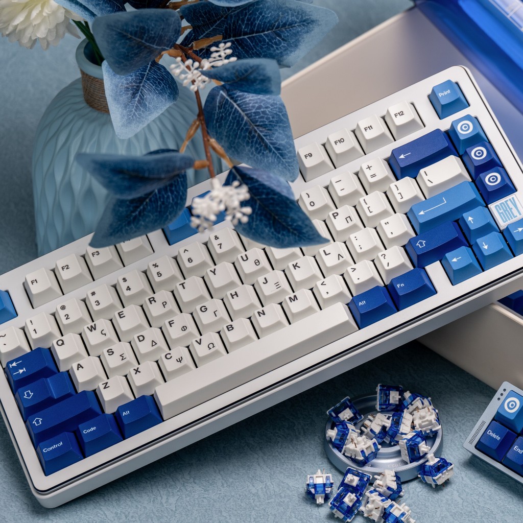 GMK Evil Eye Theme Keycaps PBT วัสดุโปรไฟล์เชอร์รี่ 1.7 มม.หนา Dye Sublimation คีย์บอร์ด keycap