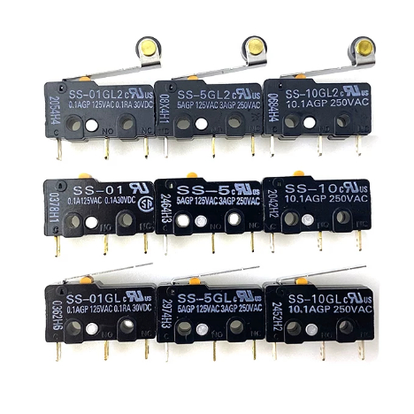 นําเข้า Omron Micro Switch SS-5GL2 SS-5 5GL-F 5GL13 5GL111 01GL 10GL2 SS-01GL SS-10GL2