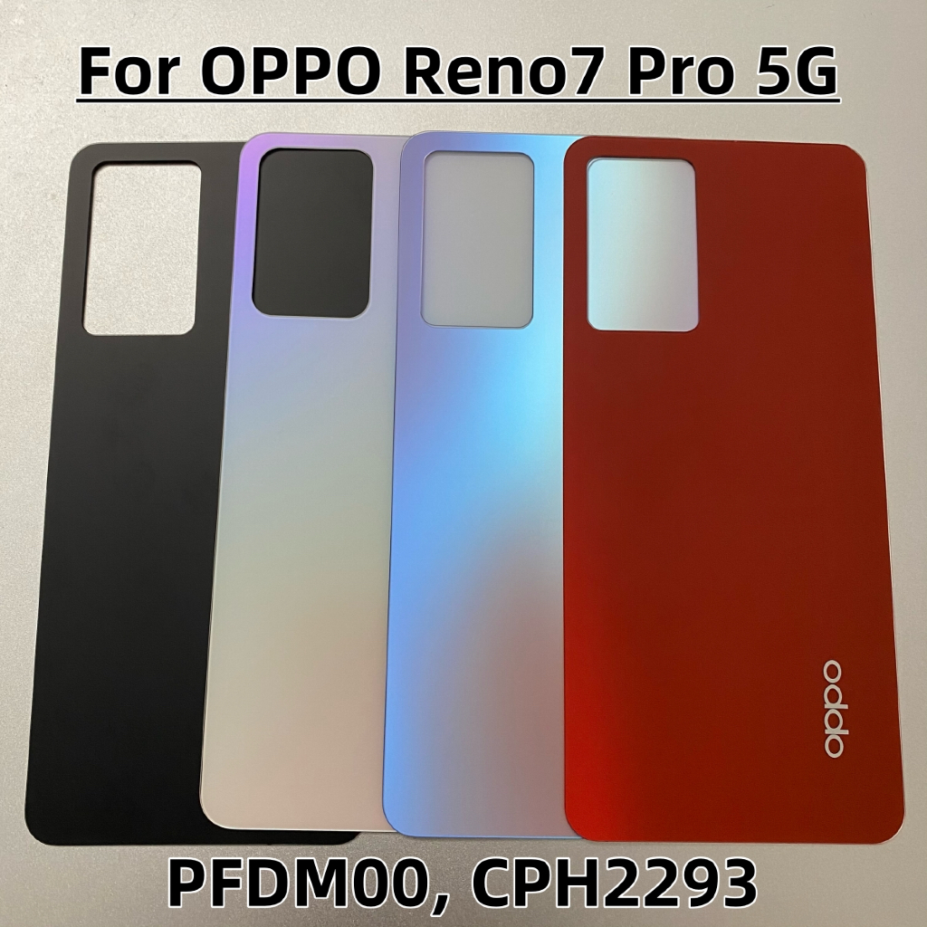 สําหรับOppo Reno7 Pro 5Gกลับฝาหลังกรณีแบตเตอรี่ฝาหลังเปลี่ยน