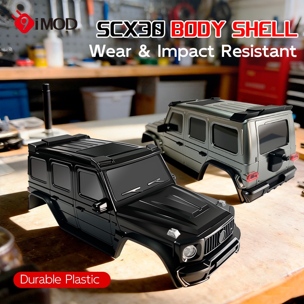 9IMOD SCX30 Body Shell RC Crawler ฝาครอบพลาสติก LED Ready Direct Fit อัพเกรด