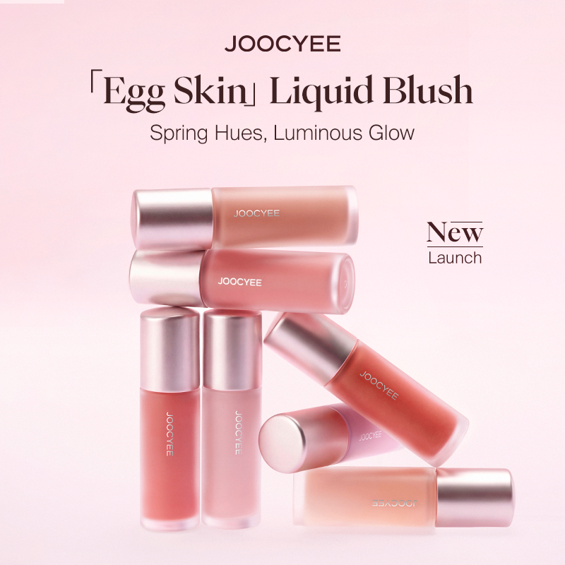 JOOCYEE Liquid Blush - Fluffy Blush - สีติดทนนาน - Soft Tint บลัชออนหลายใช้ สีอ่อนละมุน กลืนผิว สว่างใส สร้างบรรยากาศสวย
