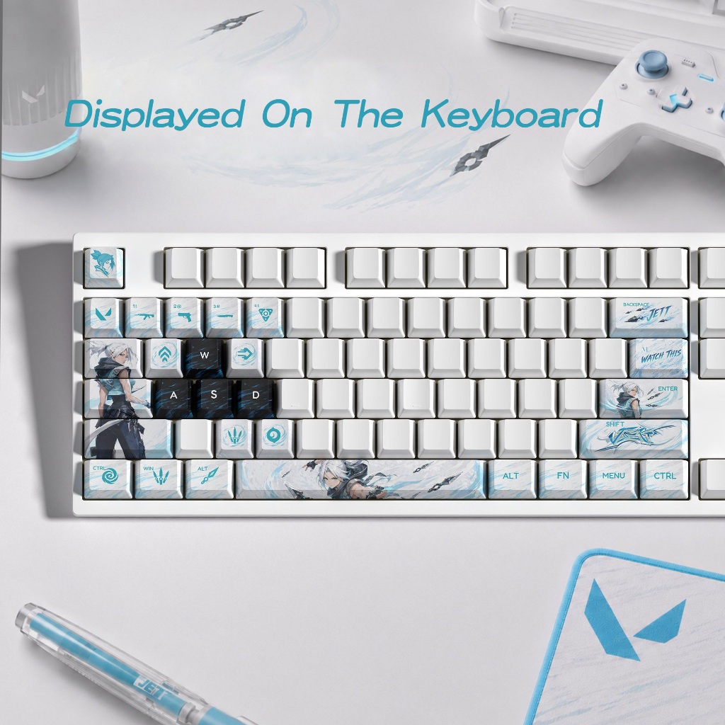 29 คีย์ VALORANT Keycaps Agent Skills SET สําหรับคีย์บอร์ดแบบกลไก