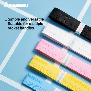 KAWASAKI คาวาซากิ "กระดูกมังกร" X-10 มืออาชีพไม่ลื่นมือจับดูดซับเหงื่อแร็กเก็ตจับห่อเทป