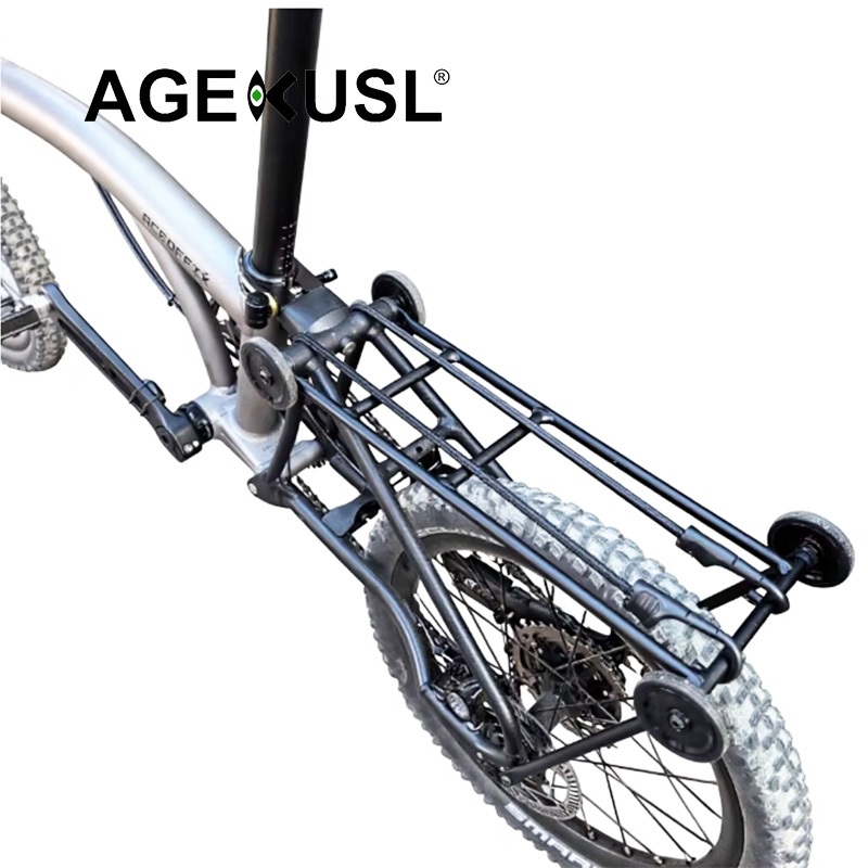 AGEKUSL แร็คด้านหลังจักรยาน Cargo Rack อลูมิเนียมสําหรับ Java NEO 3 ACE D10 C5 จักรยานพับ