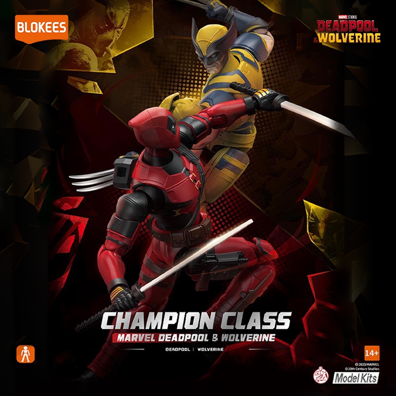 BLOKEES Marvel Heroes Champion Class Wolverine ฟิกเกอร์ขยับได้ โมเดลตัวต่อ ของสะสมAction Figure Model Kits