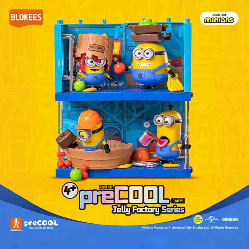 [ใหม่] ชุดโมเดล Blokees Minions Bob Otto Stuart Kevin - PreCOOL Jelly Factory Series