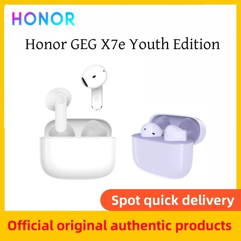 HONOR CHOICE หูฟัง GEG X7e Lite หูฟัง TWS ไร้สายบลูทูธ 5.4 หูฟัง 12.4 มม. Hifi Dynamic Call ชุดหูฟังลดเสียงรบกวน
