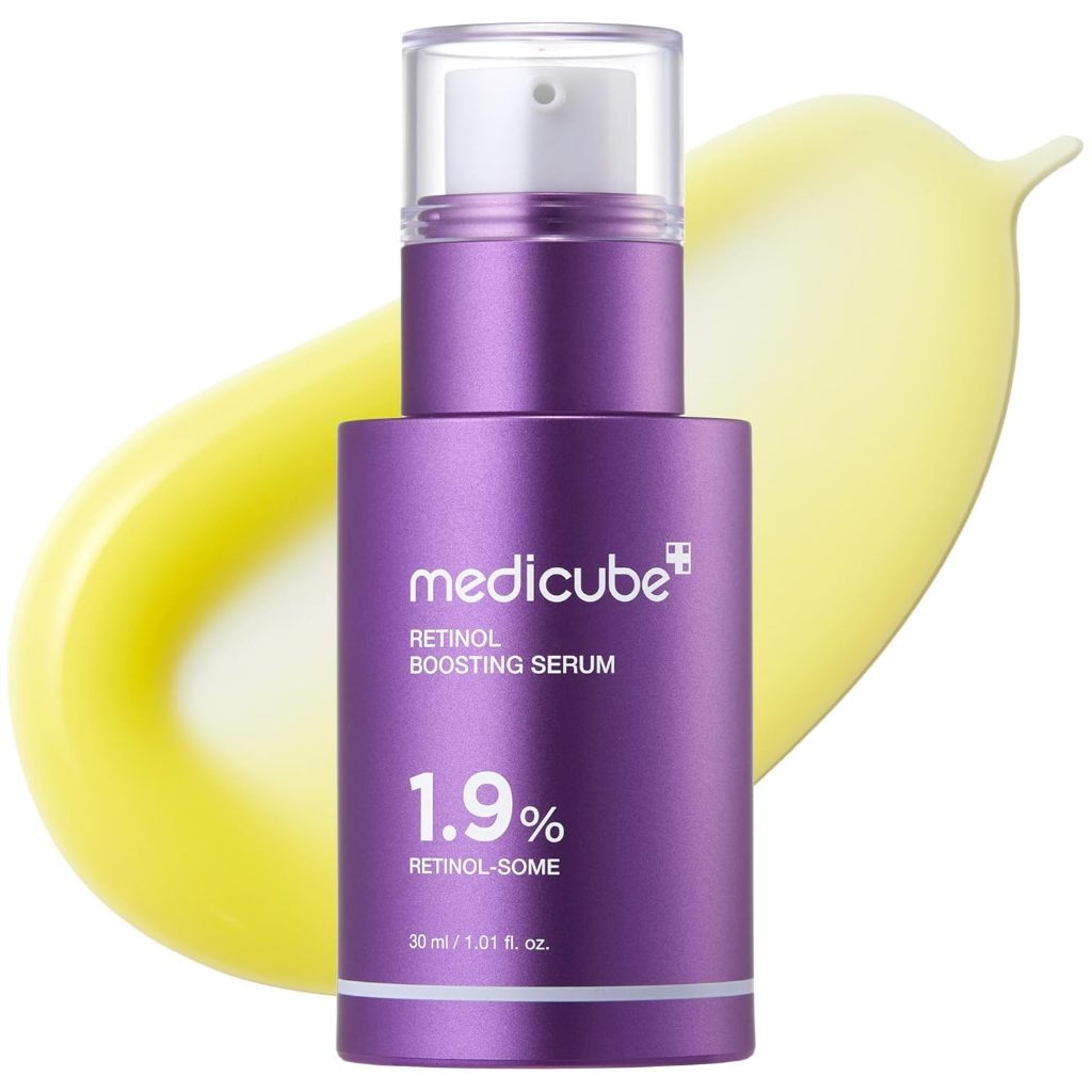 Medicube Retinol Boosting Serum Intensive Firming, Hydration & Plumping Care with Retinol, Peptides & Vitamins30ml