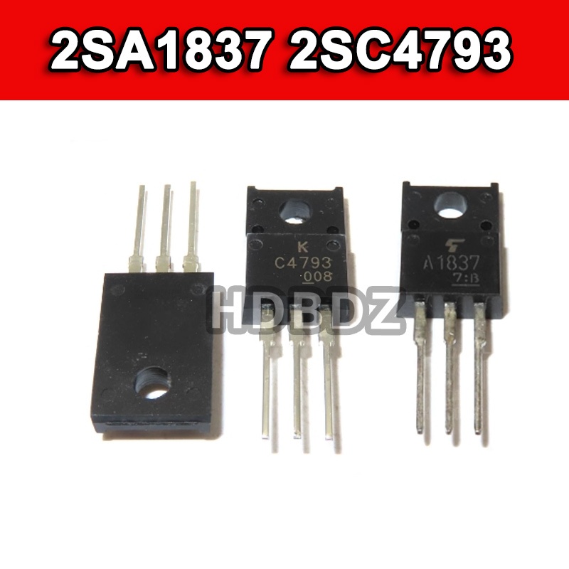 5~10PCS 2SA1837 2SC4793 TO-220F A1837 C4793 พลาสติกปิดผนึก Triode IC