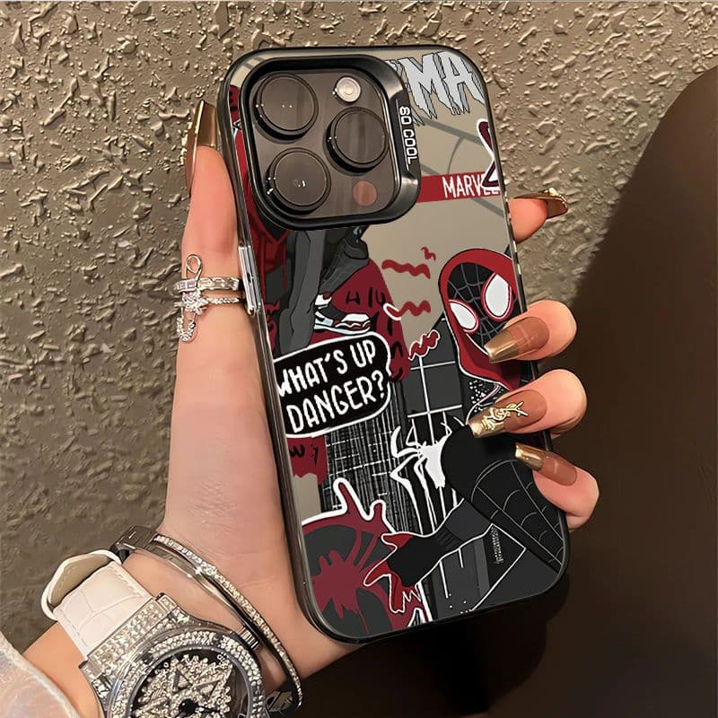 เหมาะสําหรับ Honor X5C X9C X8C X7C X5B PLUS X5B X6A X6B X8B X9B แฟชั่นอะนิเมะอาคาร Spider Man 2-in-1 Anti การสั่นสะเทือนเคสโทรศัพท์