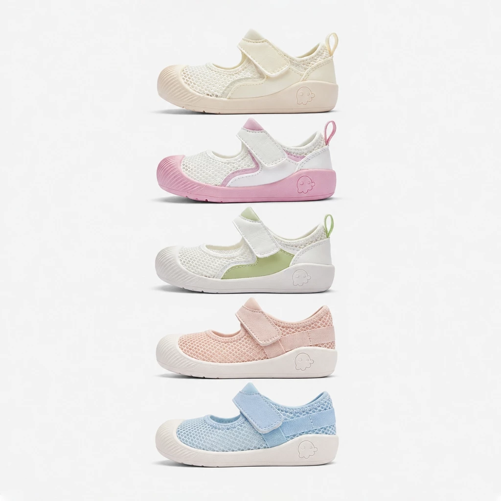 Balabala Walking Shoes littleOcto First Walkers- Classic รองเท้าแตะสำหรับเด็กทารก มีตาข่าย ระบายอากาศ กันลื่น ~ thumbnail 3