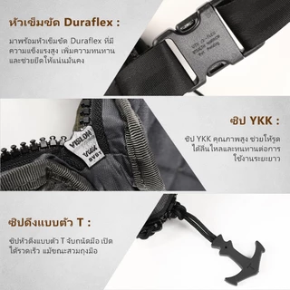 🎉จัดส่งจากกรุงเทพ🎉VOTAGOO กระเป๋าเอวทัคติคอล EDC พกพา ผ้าไนลอน420D ทนทาน ซิปYKK แขนงค์Duraflex กระเป๋าใส่อุปกรณ์กลางแจ้ง ความจุ7ลิตร PISTOL WAIST PACK（COD)