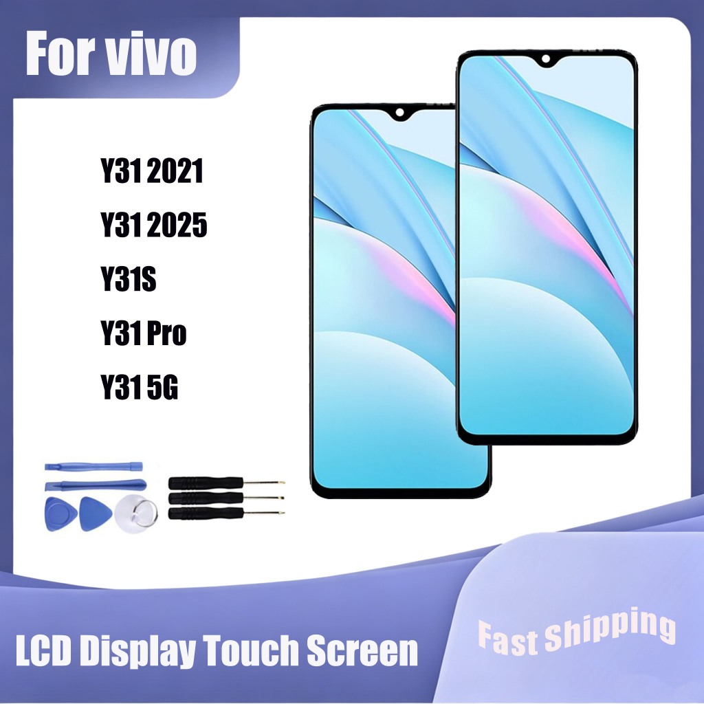สําหรับ vivo Y31 2021 Y31 2025 Y31S Y31 Pro Y31 5G จอแสดงผล LCD หน้าจอสัมผัสเปลี่ยน