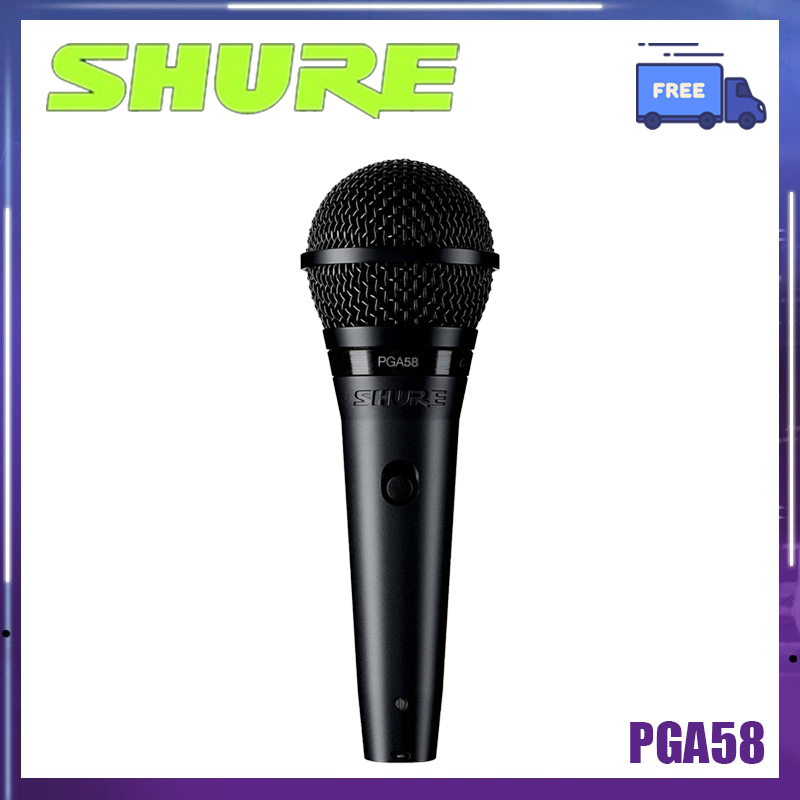 Shure PGA58 Cardioid Vocal Pickup พร้อมสวิตช์