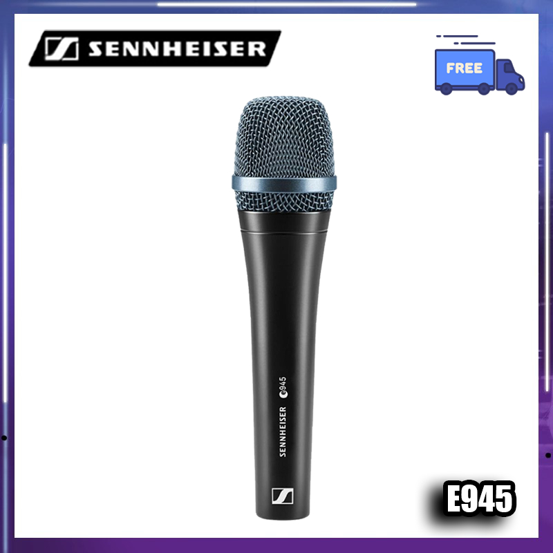 Sennheiser Professional E945 Dynamic Super-Cardioid Vocal Microphone สีดํา