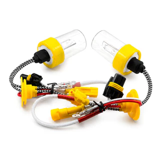 2PCS HID D2H หลอดไฟซีนอน 55W 5500K 6500K 12V-24V H7 Xenon H11/H8/H9 HB3 HIR2 H1 HB4 หลอดไฟซีนอน