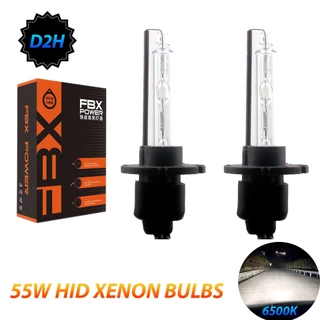 2PCS HID D2H หลอดไฟซีนอน 55W 5500K 6500K 12V-24V H7 Xenon H11/H8/H9 HB3 HIR2 H1 HB4 หลอดไฟซีนอน